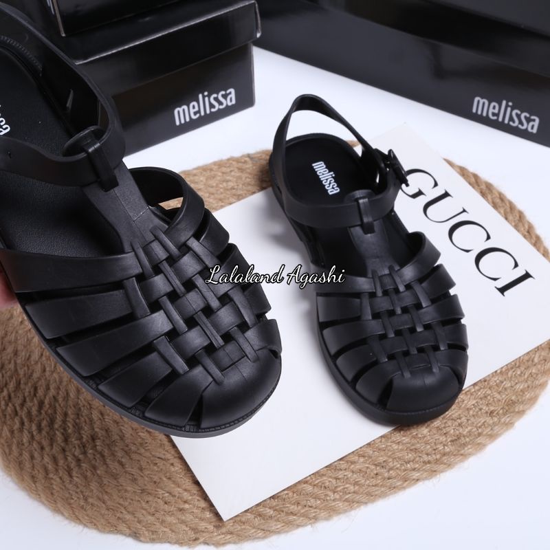 Sepatu sandal possesion melissa Black/sepatu Melissa hitam/sepatu sandal Melissa/sepatu jelly wanita