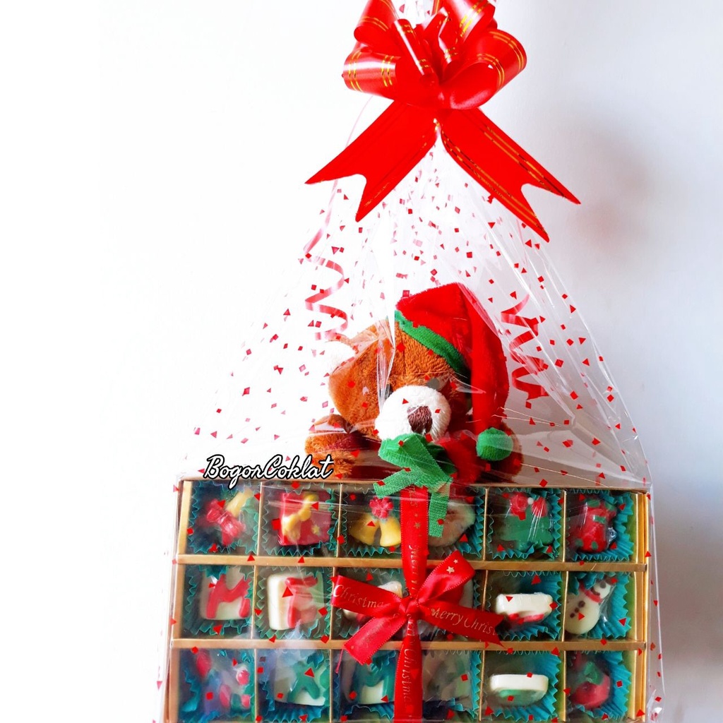 

Hampers Natal Teddy Santa + Coklat Sekat 18