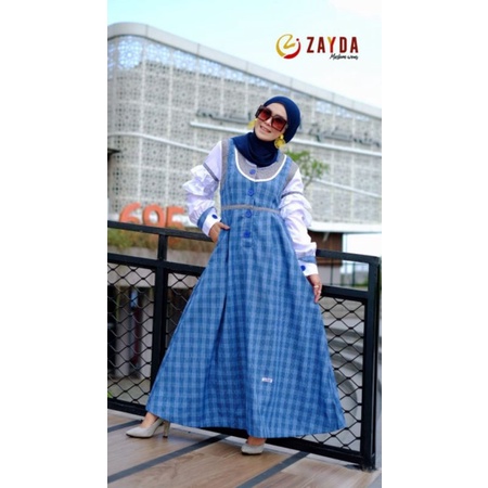 (READY) GAMIS ZAYDA ZG 95 BLUE by ZAYDA MOSLEM WEAR