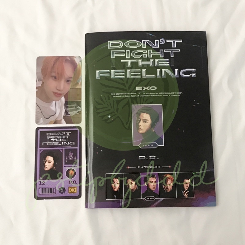 READY STOCK ALBUM EXO DONT FIGHT THE FEELING - EXPANSION VER UNSEALED FULLSET D.O DO KYUNGSOO KAI