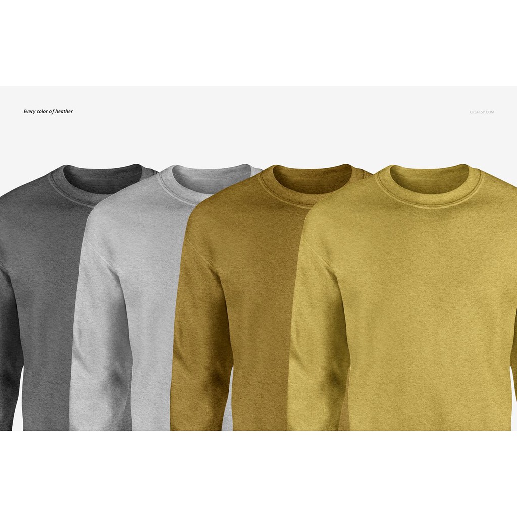 Sweatshirt Mockup Set - Photoshop