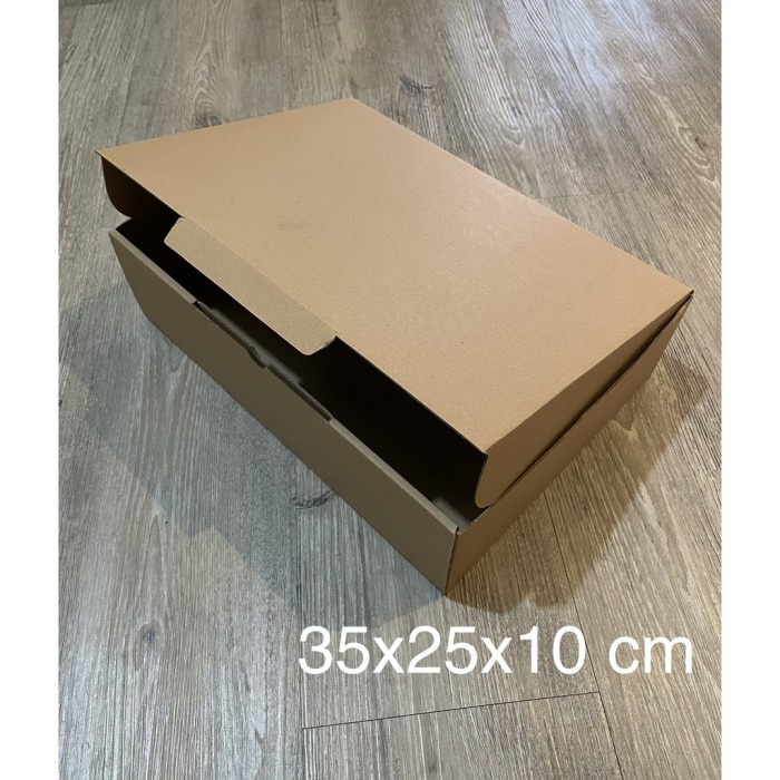 

✨ BISA COD ✨ (10pcs) Kardus 35 x 25 x 10....Die Cut kotak aksesoris-dll model box