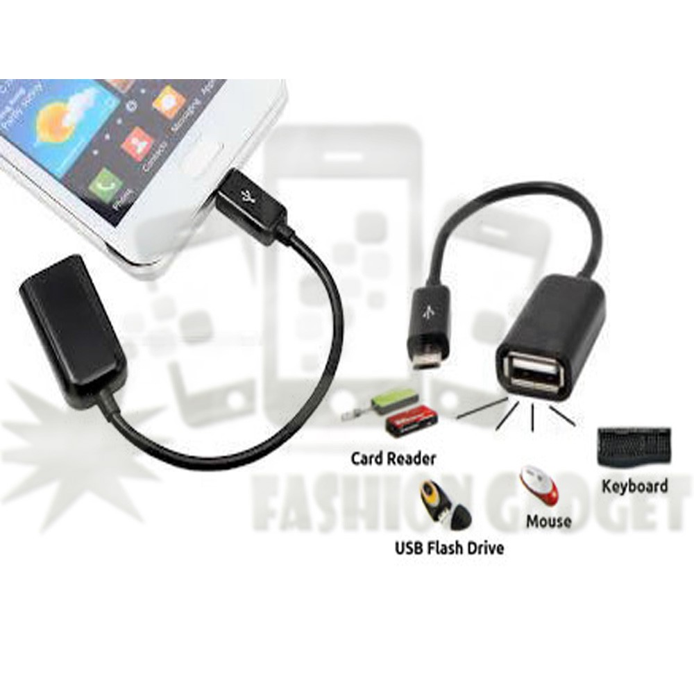 OTG Cable Connect Kit for Android Micro USB / Kabel Data otg Android Mikro OTG on the go kabel otg