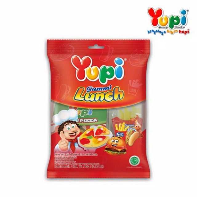 

Permen - Yupi Gummi Lunch - Yupi Mix by Jadoel Snack