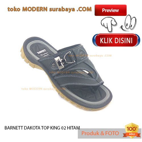 BARNETT DAKOTA TOP KING 02 HITAM sandal pria sandal jepit