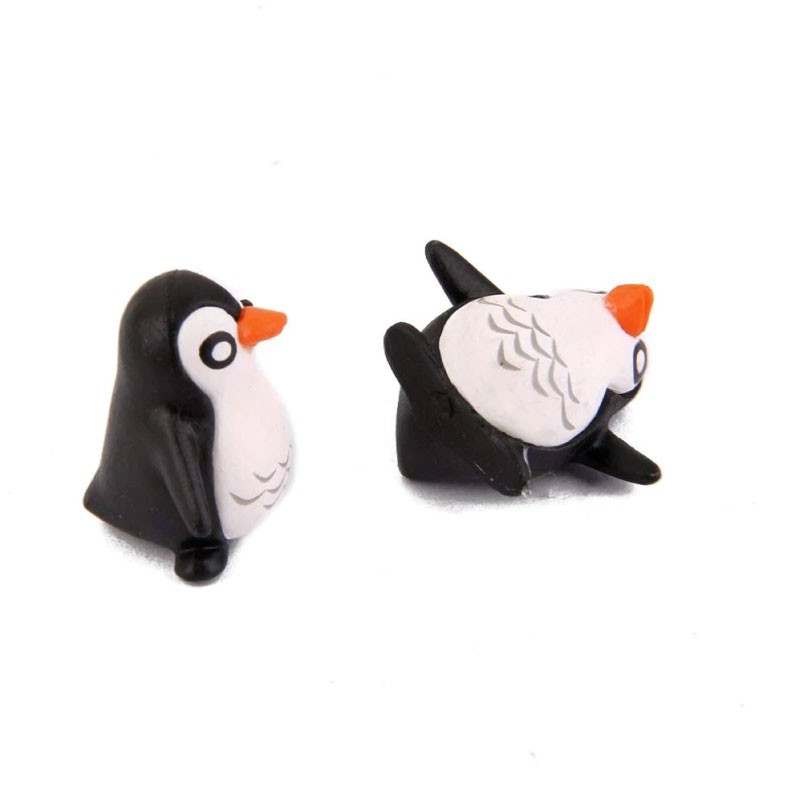 Miniatur Penguin / Pinguin Dekorasi Aquascape Maket Terarrium Dioarama - MNOB34