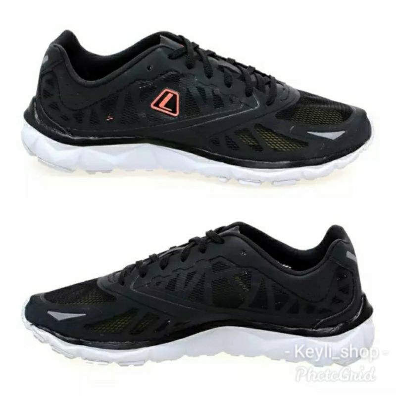 Sepatu League Volans 2 Nocturnal M Black Running Shoes Cowo Sneakers Pria Hitam Original Murah Promo