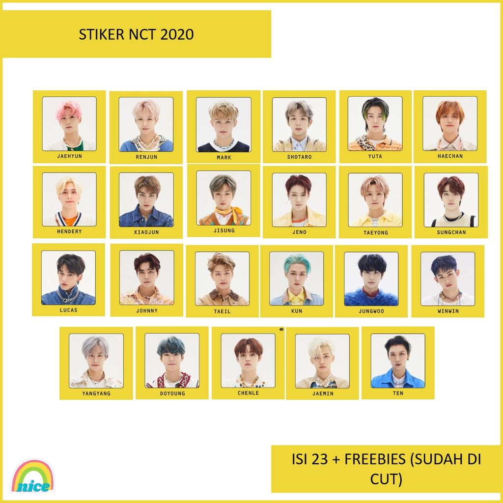 

[ STIKER NCT 2020 ] ISI 23 PCS ANTI AIR