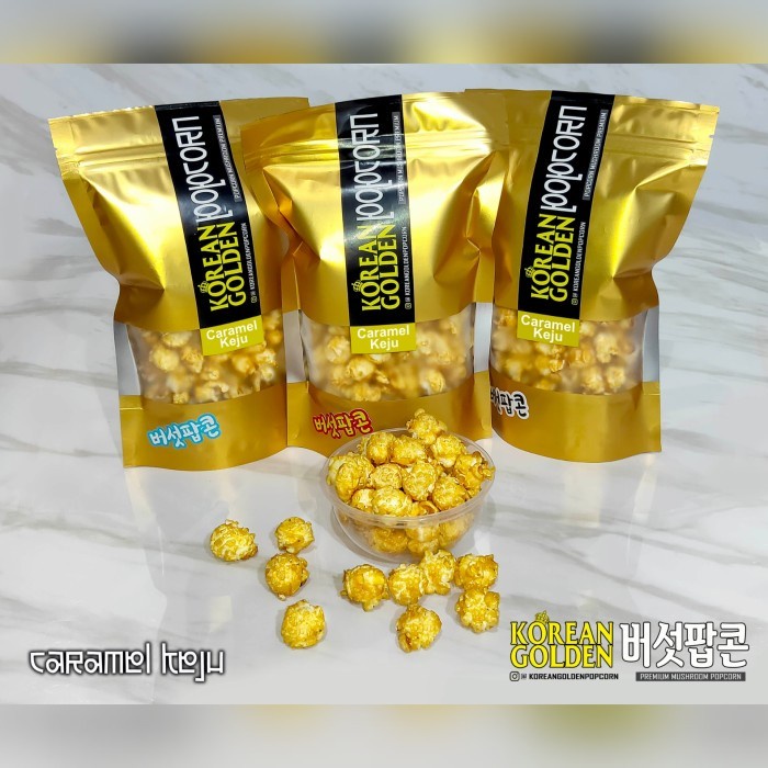 

Korean Golden Cheesy Caramel Mushroom Popcorn Premium COD