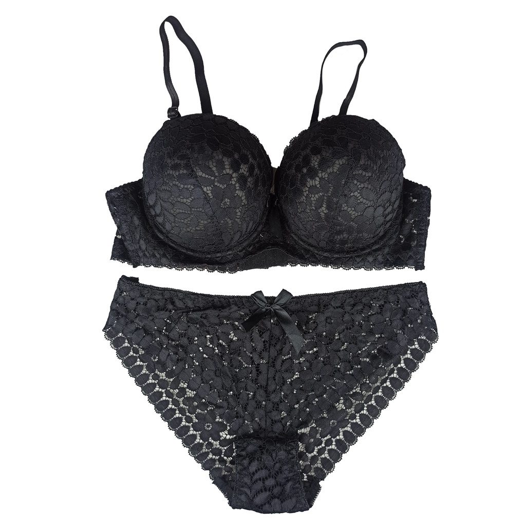 BRA SET BRUKAT PAKAIAN DALAM WANITA BEHA BH SEXY CUP B SIZE 38-42