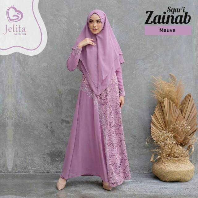 Gamis Zainab Syar'i by jelita muslimah ( jelgant )