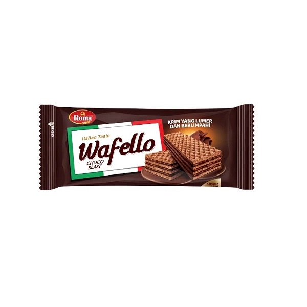 

WAFELLO WAFER ITALIA COKLAT 130 gr