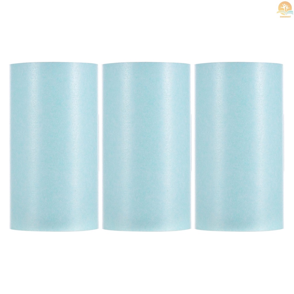 Printable Sticker Paper Roll Direct Thermal Paper with Self-adhesive 57*30mm for PeriPage A6 Pocket Thermal Printer for PAPERANG P1/P2 Mini Photo Printer, 3 Rolls
