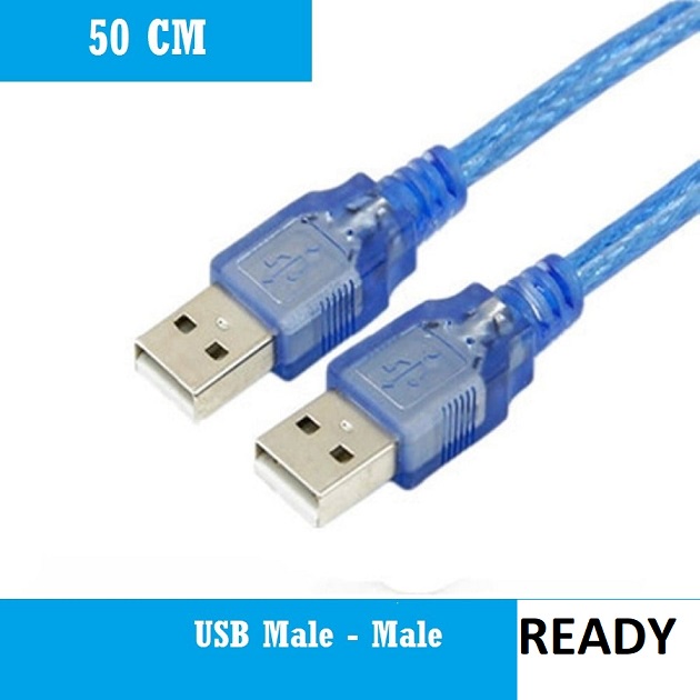 Kabel Data Hardisk 2.0 - Kabel USB to USB Male 50cm