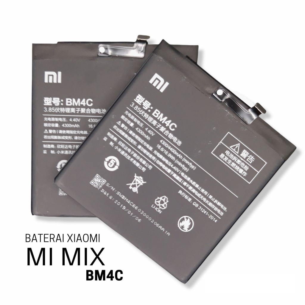 Battery Baterai Xiaomi Mi Mix BM4C Kualitas Ori