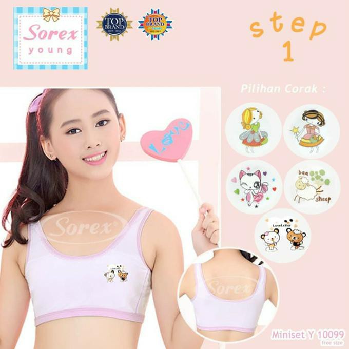 YUK BELI BH MINISET WANITA ANAK/REMAJA SOREX Y1009 KEKINIAN