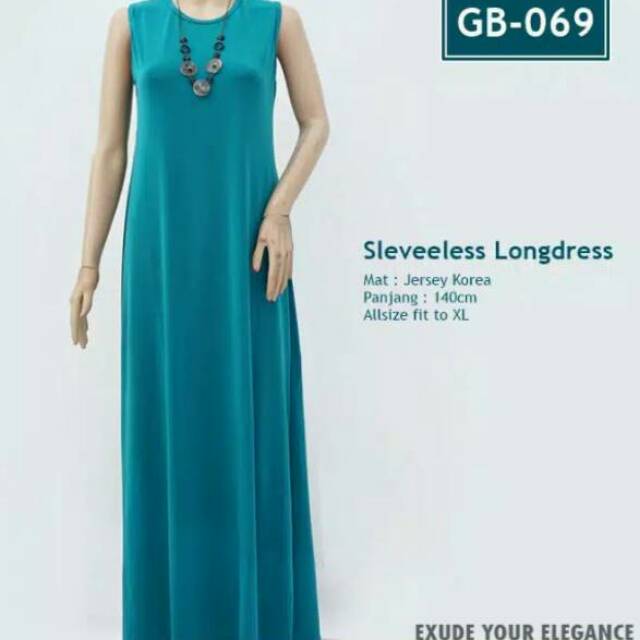 Gamis yukensi/ gamis buntung bahan jersey korea