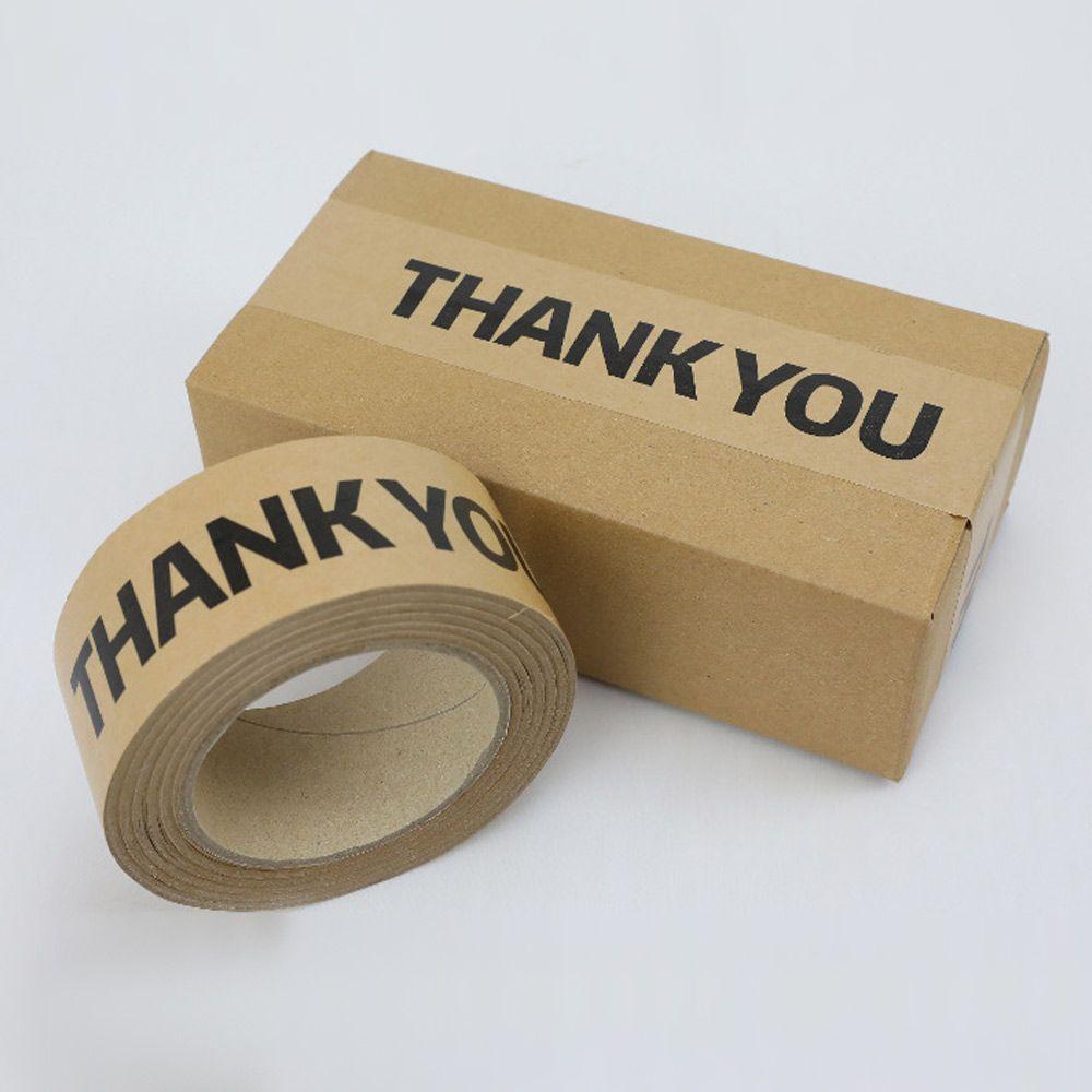 Suyo Kraft Paper Tape Daya Lengket Kuat Takeaway Penyegel Toko Bunga