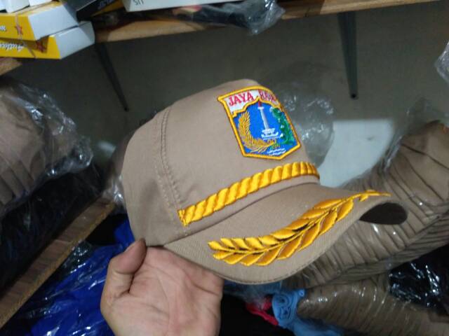 TOPI PNS DKI JAYARAYA BORDIR TIMBUL