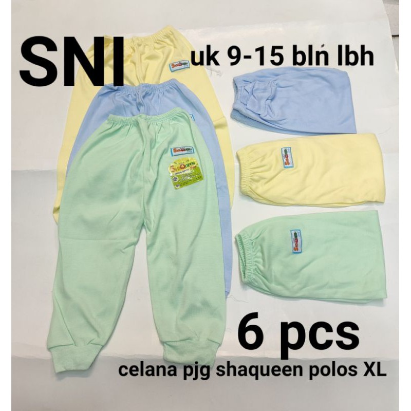 6 pcs cln pjg shaqueen polos XL