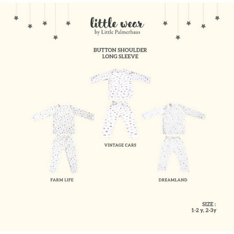 little Palmerhaus Little Wear Special Edition Shoulder Button Long Sleeve / Little Palmerhaus Little