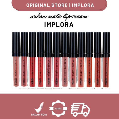 IMPLORA URBAN MATTE LIPCREAM |  Implora Lip Cream Lipstick Original