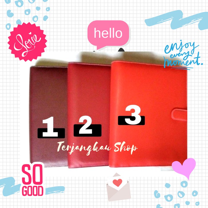 

binder polos merah 20ring / A5