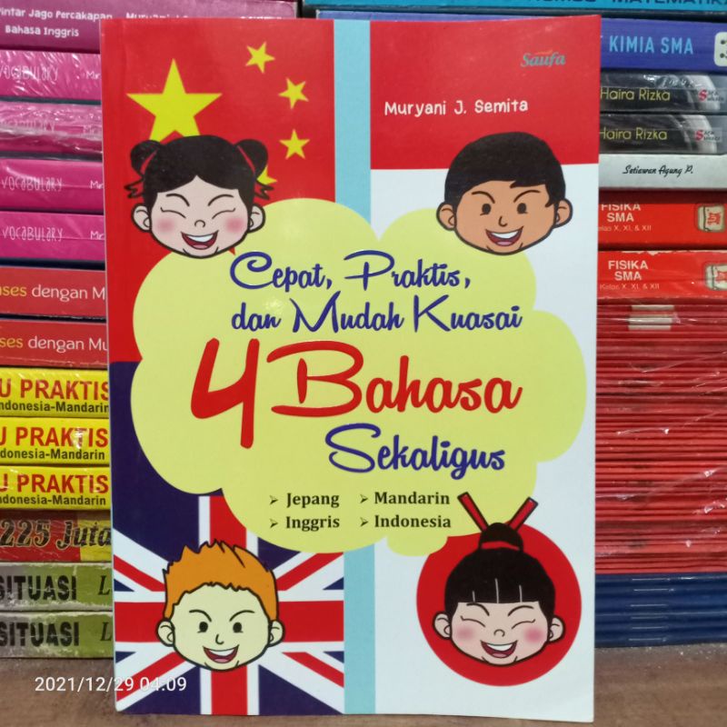 Jual Original Buku Cepat Praktis Dan Mudah Kuasai 4 Bahasa Sekaligus Jepang Inggris Mandarin 