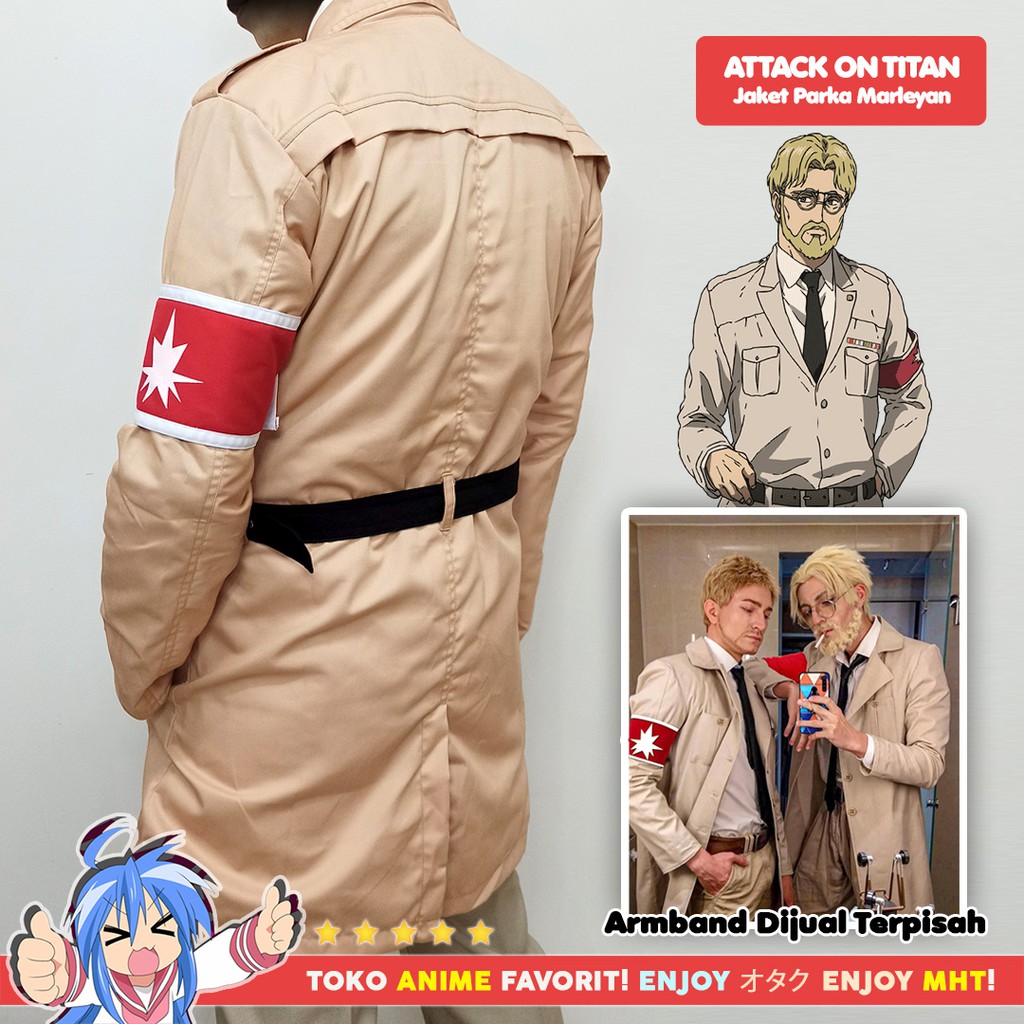 Jaket Parka Militer Military Marleyan Shingeki no Kyojin Attack On Titan