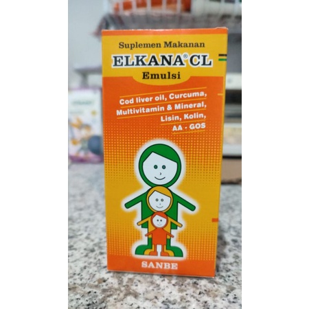 elkana cl emulsi sirup 120mili