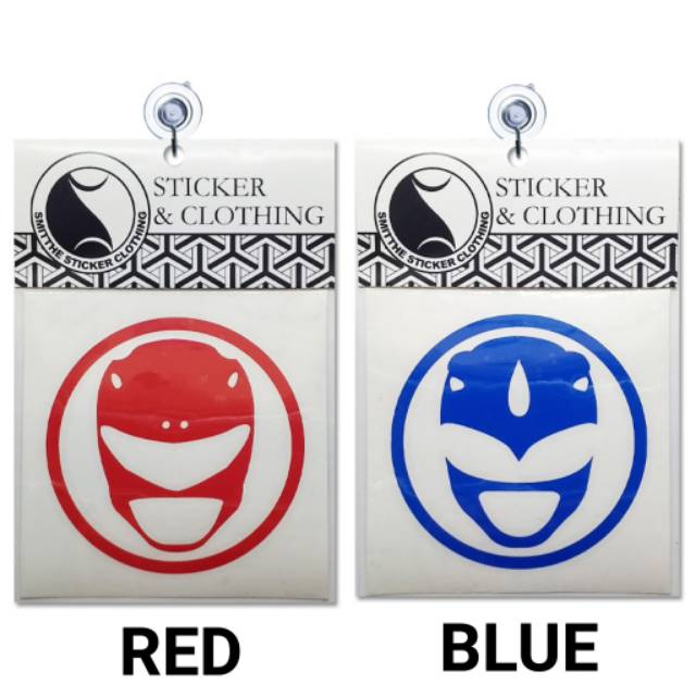 1 pc Stiker Power Rangers Mighty Morphin Cutting Sticker untuk aksesoris mobil motor