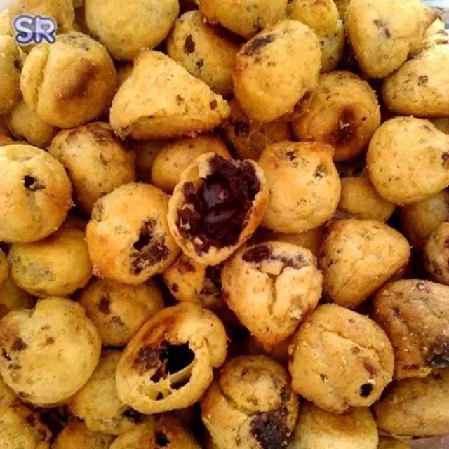 

Soes Kering Coklat - Sus Kering Coklat - Cemilan Manis - cookies coklat