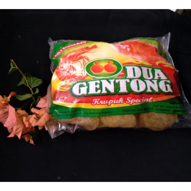 

kerupuk udang mentah cap gentong