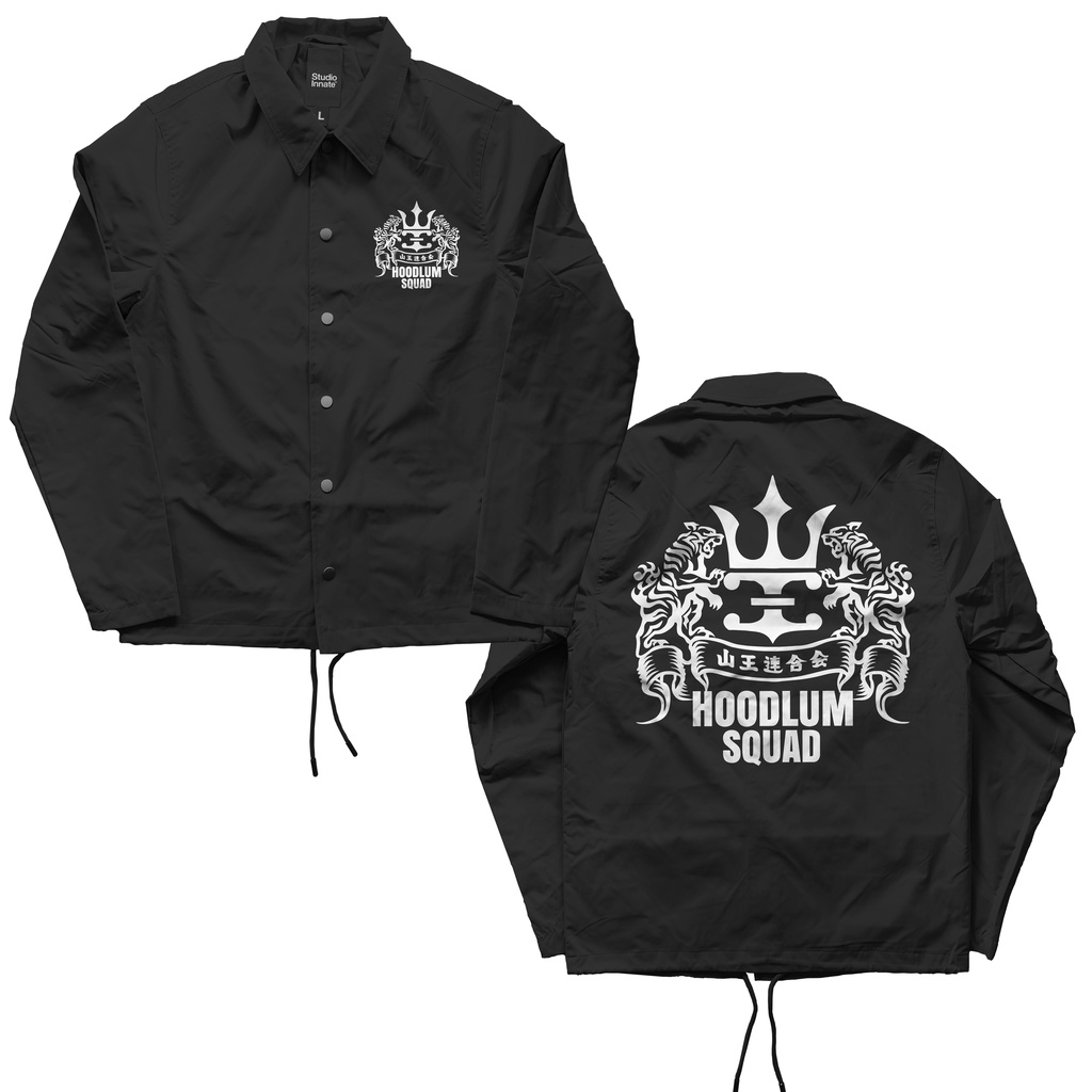 Jaket Coach Cobra Hodlum Squad  high and low SWORD