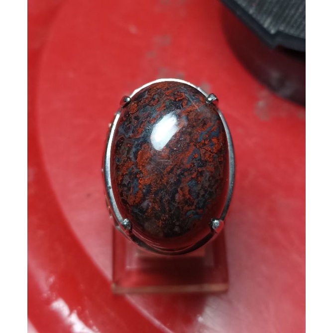 Natural Badar Besi Kebumen 023 bukan pirus pancawarna lumut