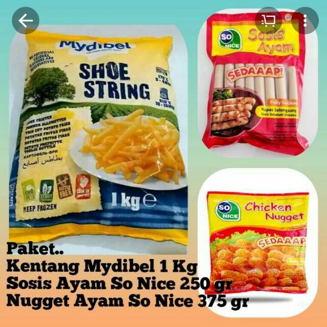 

Paket kentang sosis n nugget