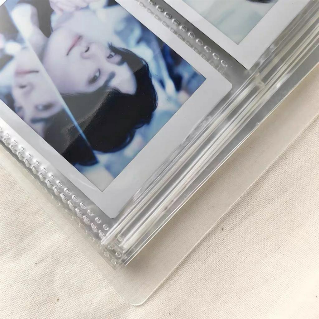 Frosted album Polaroid album small card photo bank card train ticket business card