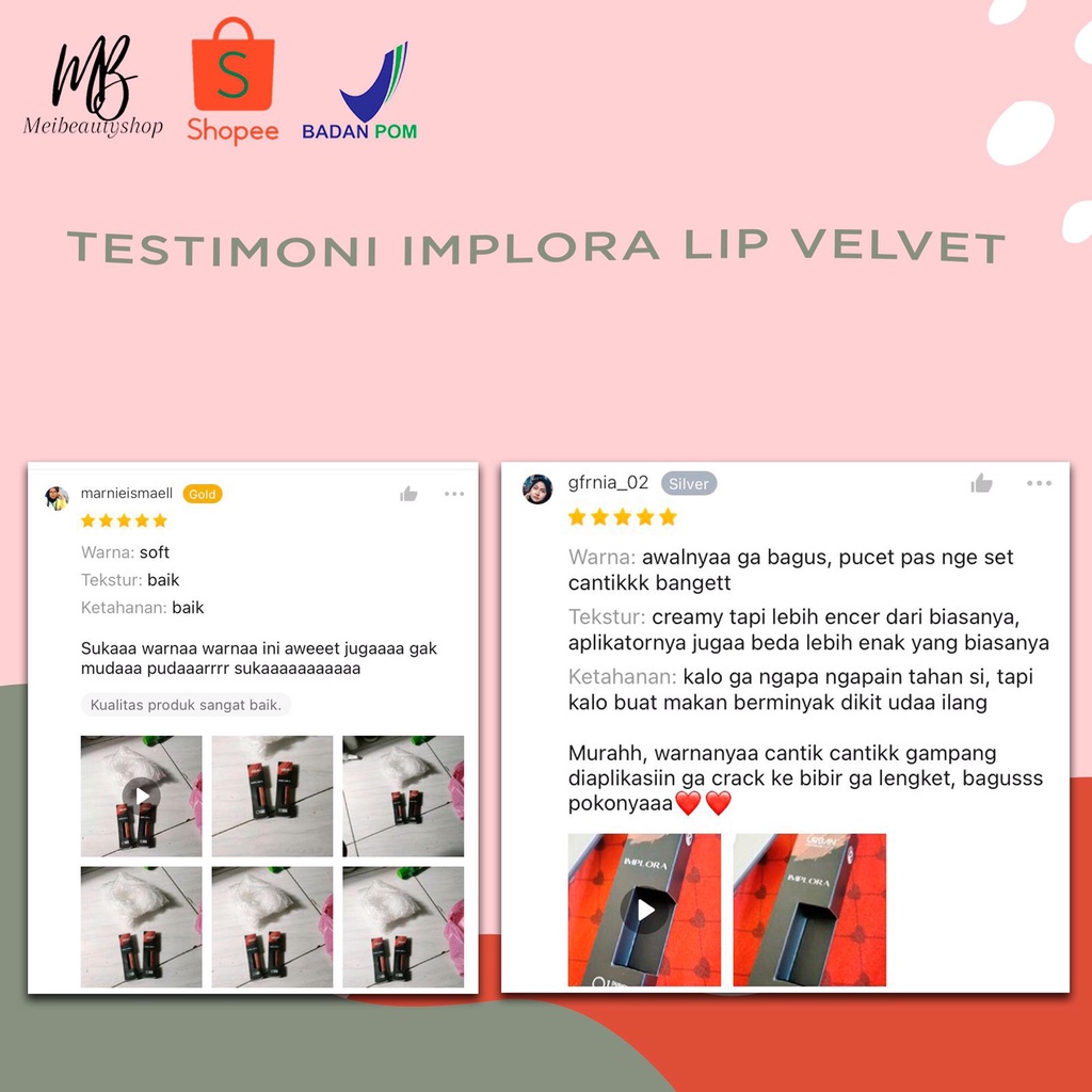 Implora Lip Velvet 4,6gr