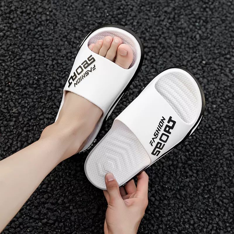 Sandal Karet Pria Fashion Sport / Sandal Slide Pria Kekinian