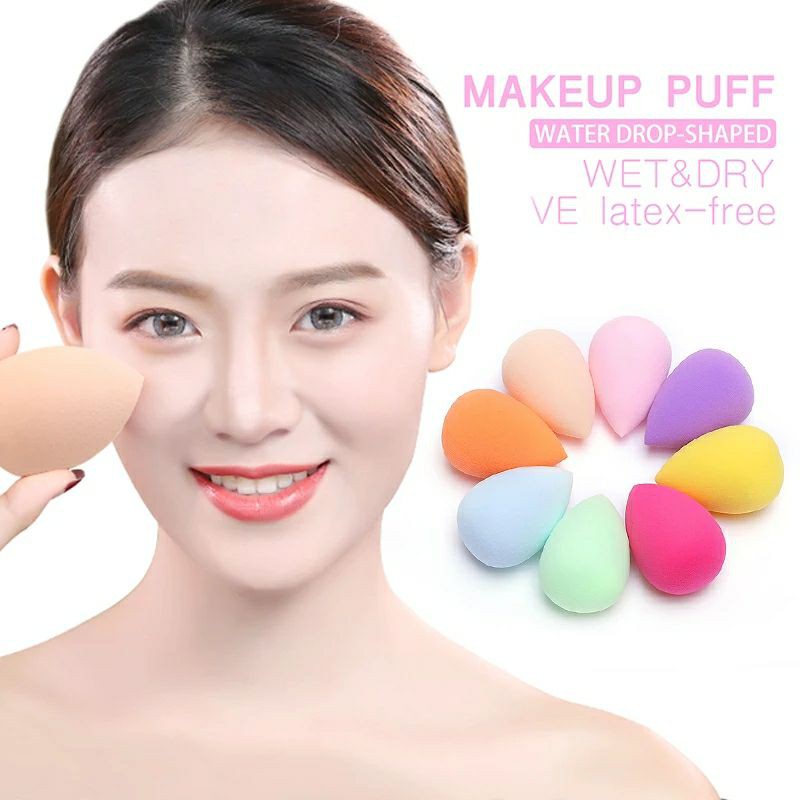 JR - FREE BOX - SPONS MAKE UP TELUR GUCI / SPON BEDAK MUKA / SPONGE BEAUTY BLENDER / SPONGE FACIAL