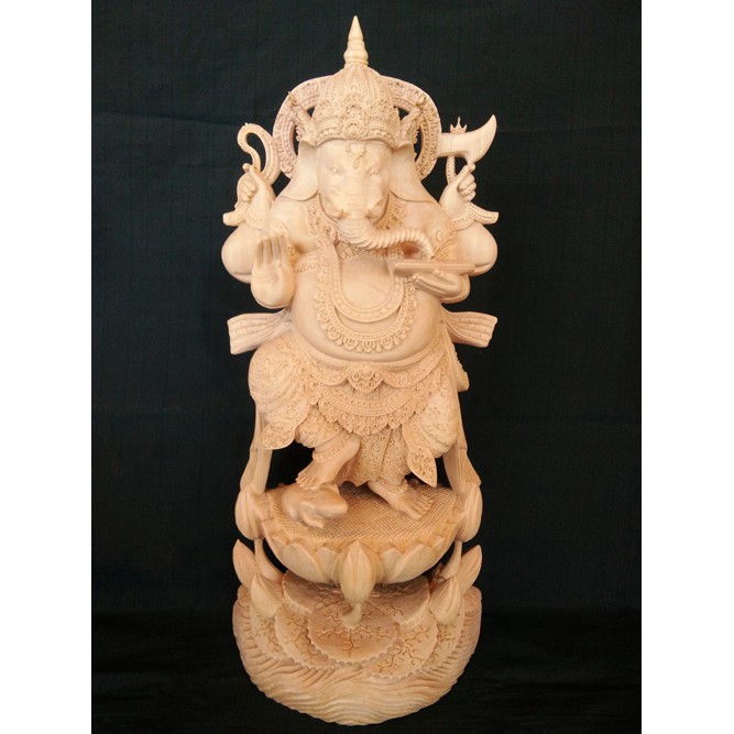 Ukiran Patung Bali Ganesha 45cm