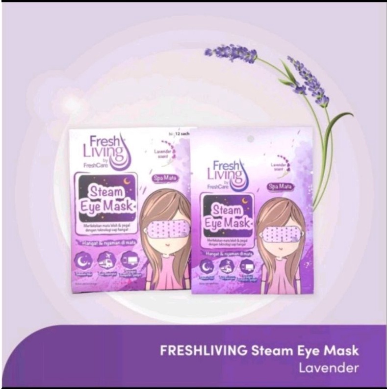 FreshLiving Steam eye mask by freshcare untuk mata lelah