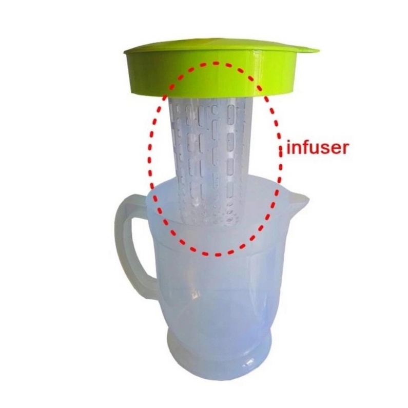 Eskan teko air minum dengan fruit infuser New