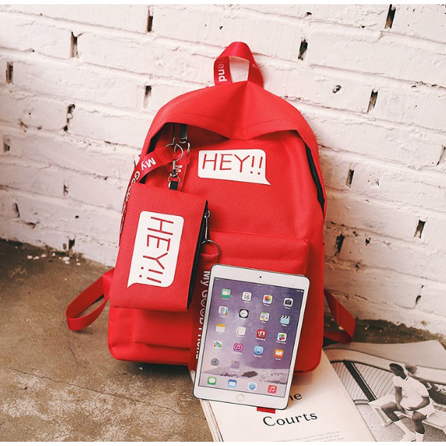 [IMPOR] DOMMO - D1541 Tas Ransel HEY 2 in 1 !! R400 / Tas Ransel / Tas Sekolah / Tas Punggung