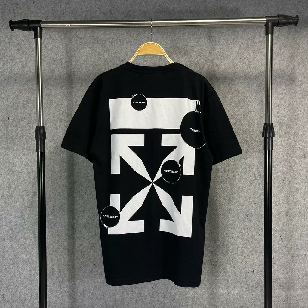 

[COD/TERMURAH] KAOS OFF WHITE PREMIUM LENGKAP HANG TAG DAN LABEL !