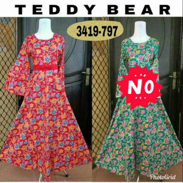 Gamis Dewasa Teddy Bear