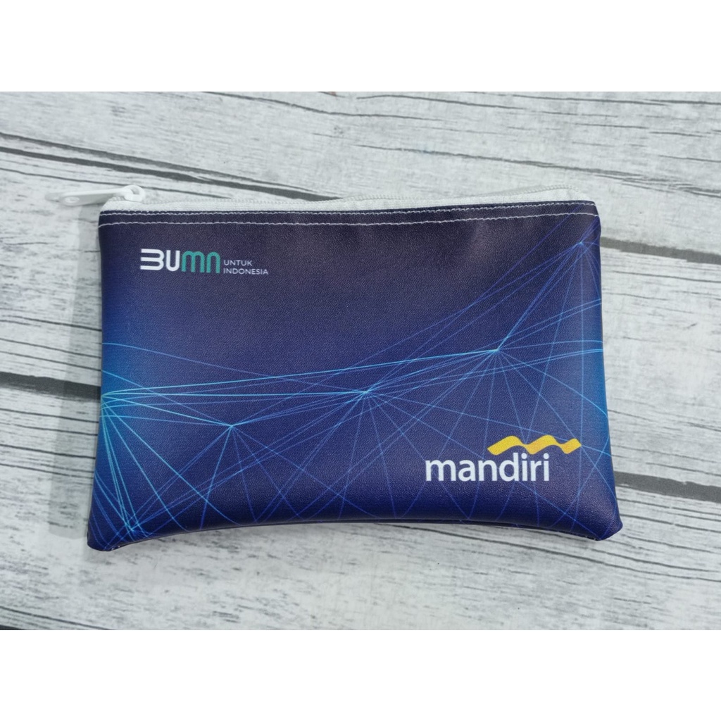 BISA SATUAN Dompet Bank Mandiri / Pouch Bank Mandiri / Bank Mandiri / Pouch / Dompet / Clutch Full P