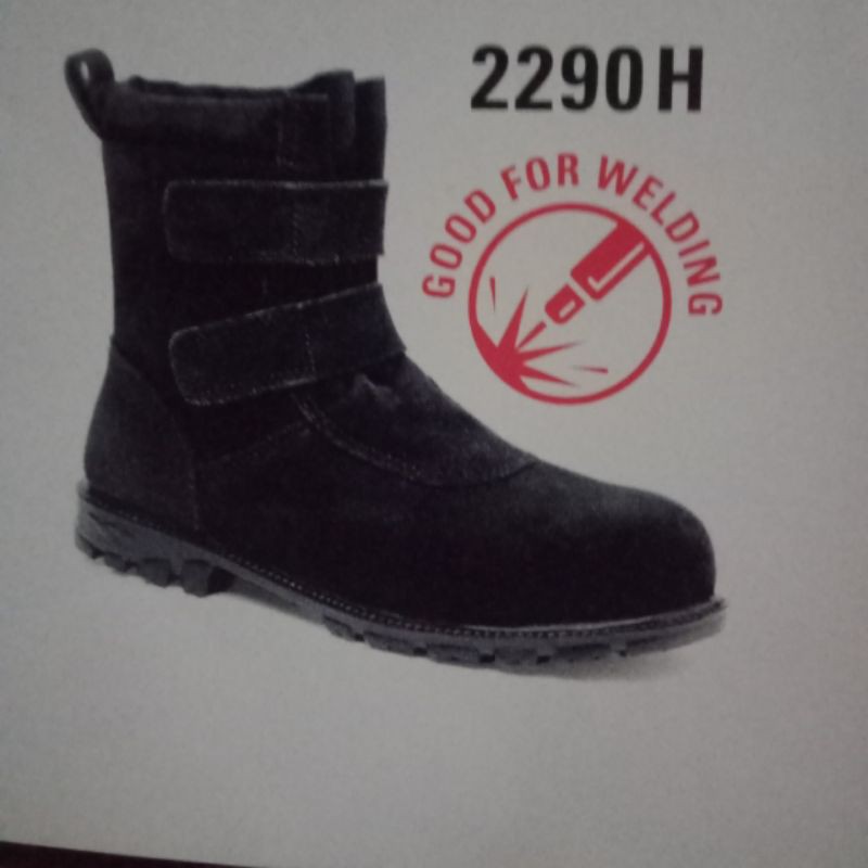 sepatu safety cheetah Nitrile 2290 H black