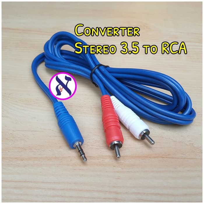 Jual Kabel Jack Converter Rca To Mini Stereo Aux Audio Shopee