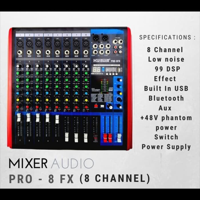 Mixer Audio Hardwell Pro 8 FX